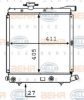 HELLA 8MK 376 707-481 Radiator, engine cooling